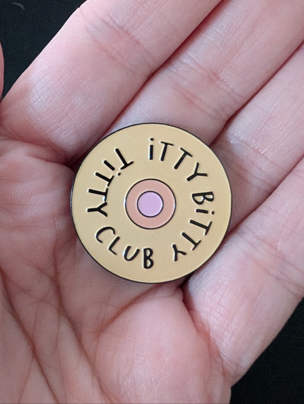 Itty Bitty Titty Club Enamel Pin